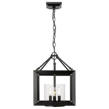 Golden Lighting Smyth Mini Chandelier in Matte Black, , large