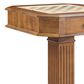 HOMLUX Galini 2-Drawer Game Table in Brown, , large