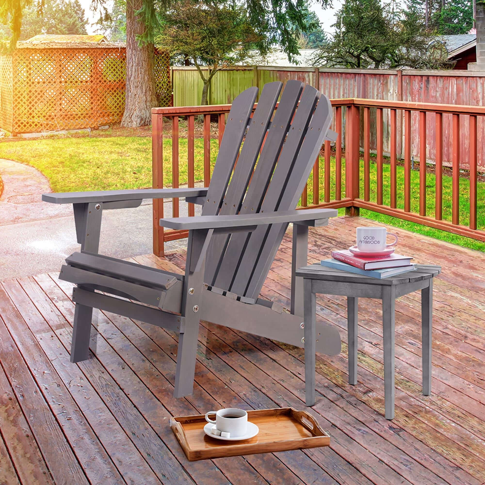 Dark grey shop adirondack chairs