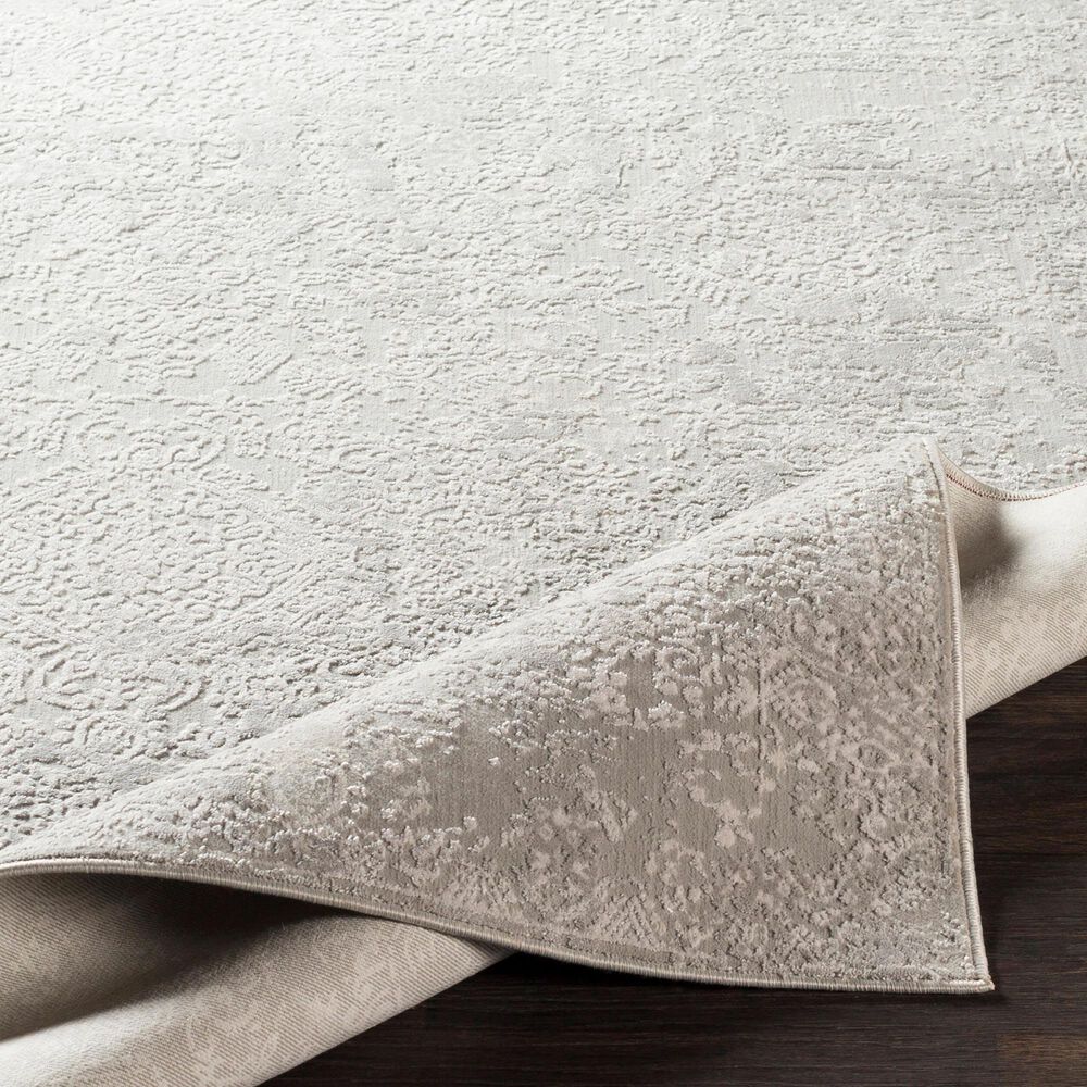 Surya Aisha AIS-2306 9&#39;3&quot; x 12&#39;3&quot; Light Gray and Off-White Area Rug, , large