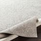 Surya Aisha AIS-2306 9"3" x 12"3" Light Gray and Off-White Area Rug, , large