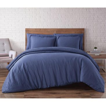 Pem America Brooklyn Loom 3-Piece King Duvet Set in Navy, , large