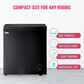HOMLUX 5 Cu. Ft. Chest Freezer with Adjustable Thermostat in Black, , large