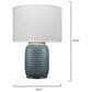 Jamie Young Garron Ceramic Table Lamp in Blue, , large