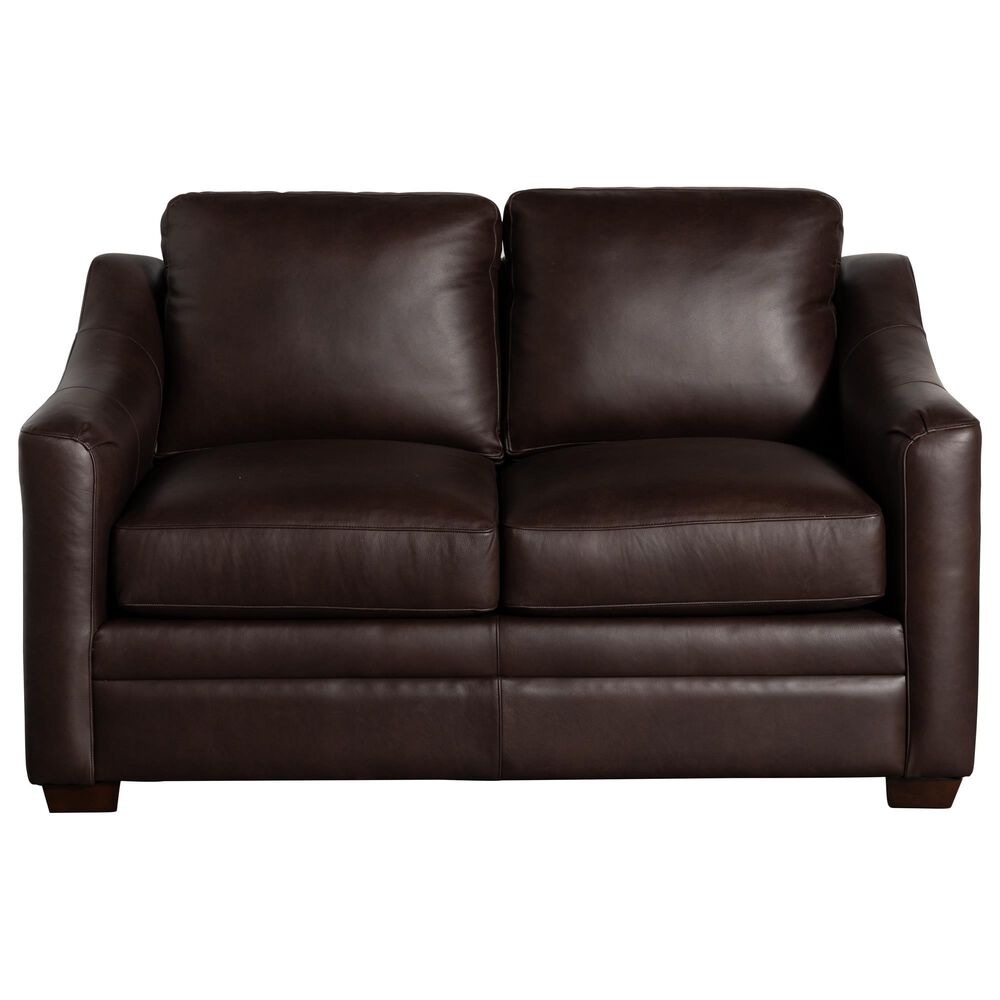 Craftmaster Furniture Corp L9 Stationary Sofa and Loveseat Set in Rich Marsala Brown, , large