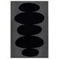 Momeni Simba 2" x 3" Black Area Rug, , large