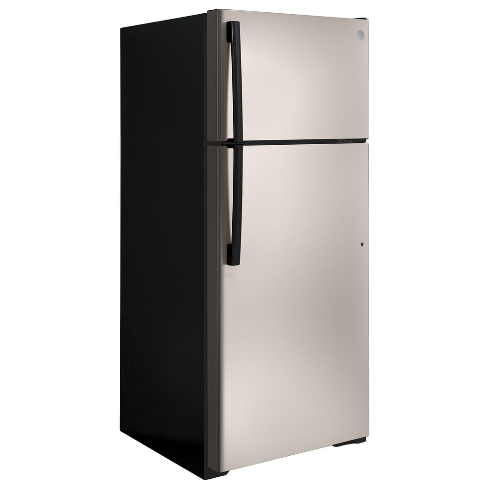 GE Appliances 17.5 Cu. Ft. Top Freezer Refrigerator Energy Star with Reversible Door in Silver, , large