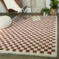 37B Stella Covey Orange 7"10" x 10" Area Rug, , large