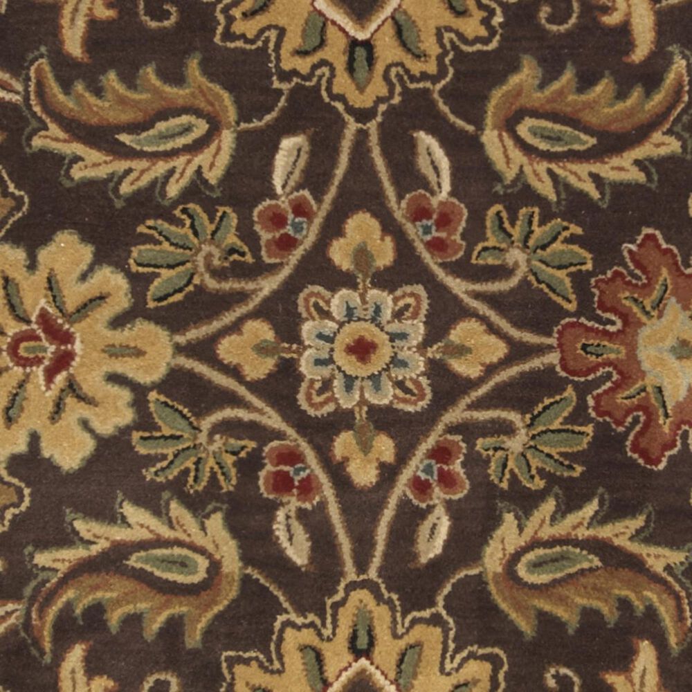 Surya Caesar CAE-1028 8&#39; x 10&#39; Oval Brown, Garnet and Camel Area Rug, , large