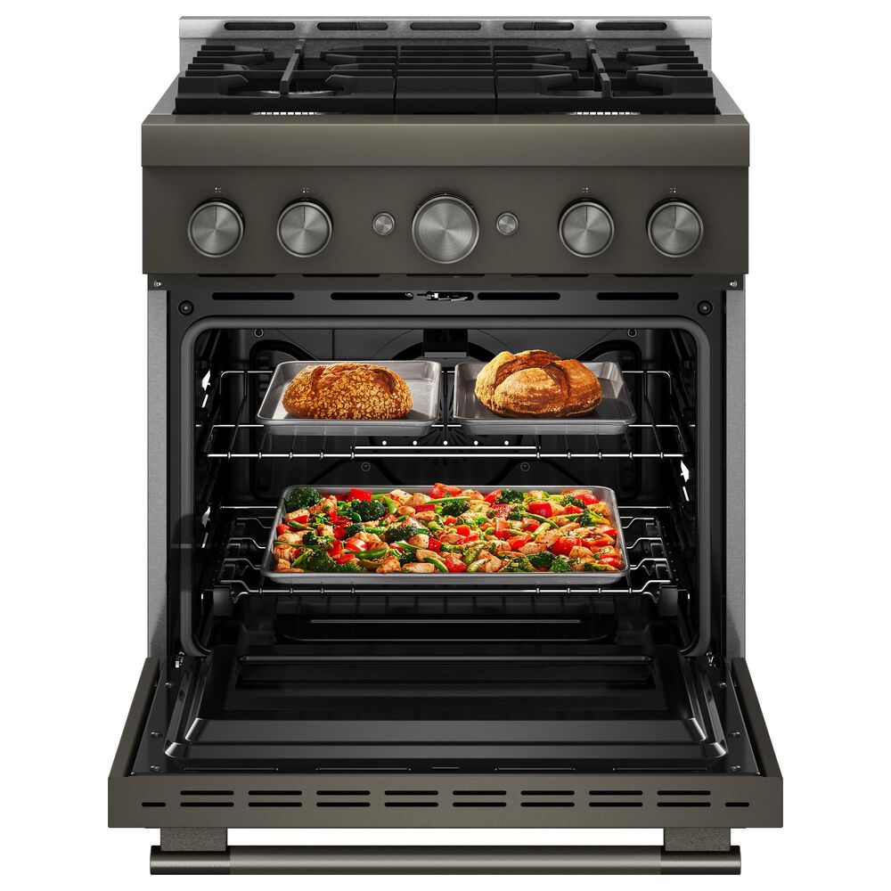 KitchenAid 4.1 Cu. Ft. Commercial-Style Gas Range in Black Ore, , large