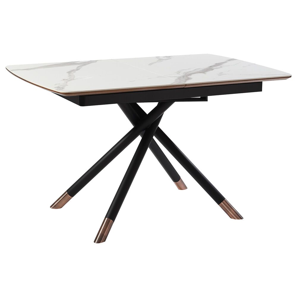 Blue River Alora Extendable Dining Table in Black, Copper, Light Grey and Walnut - Table Only, , large