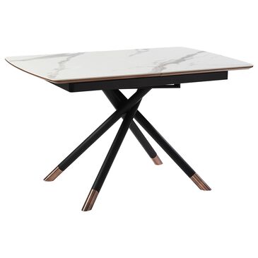 Blue River Alora Extendable Dining Table in Black, Copper, Light Grey and Walnut - Table Only, , large