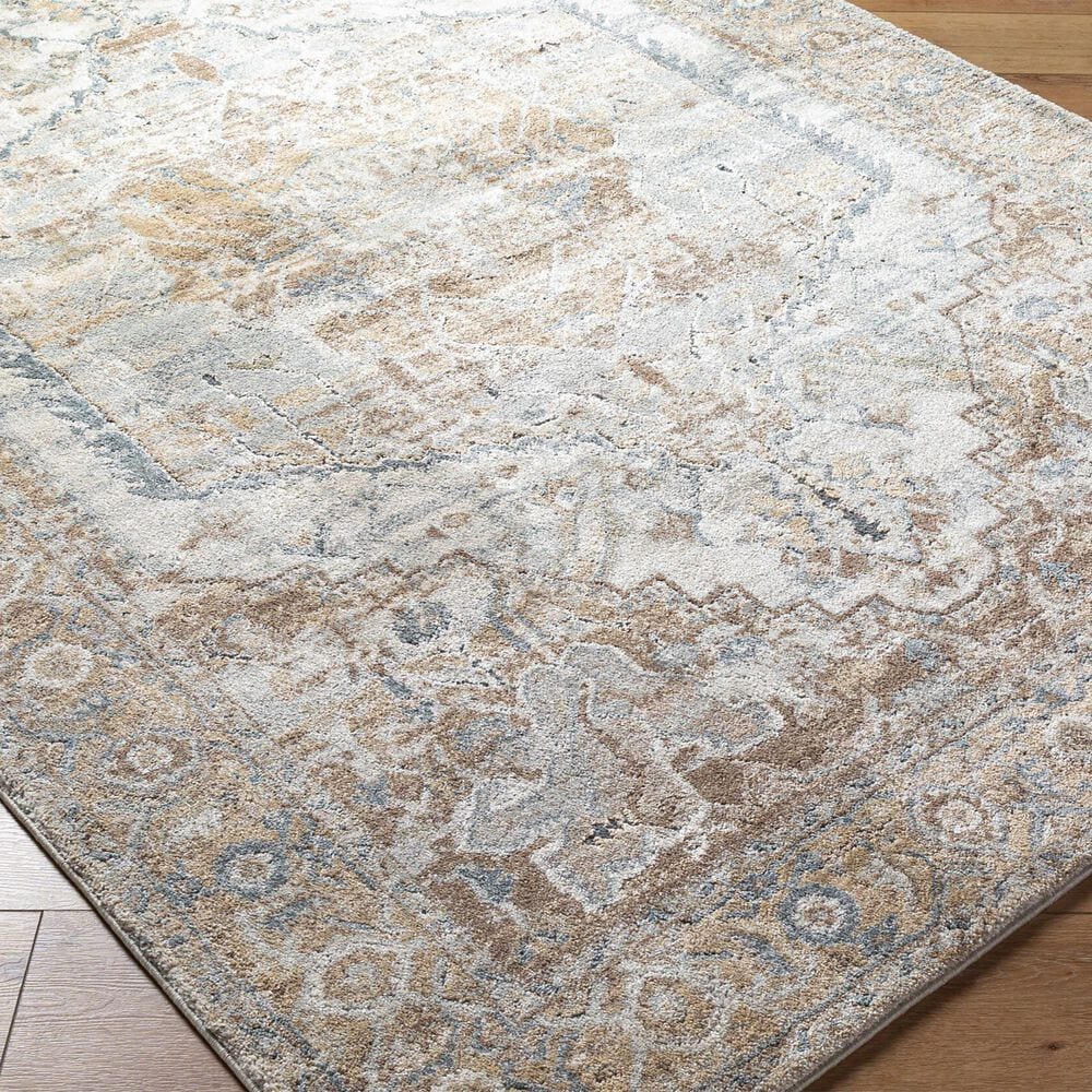 Surya Avellino AVL-2318 12&#39; x 15&#39; Light Beige, Light Gray, Tan, Gray, Deep Teal and Light Olive Area Rug, , large