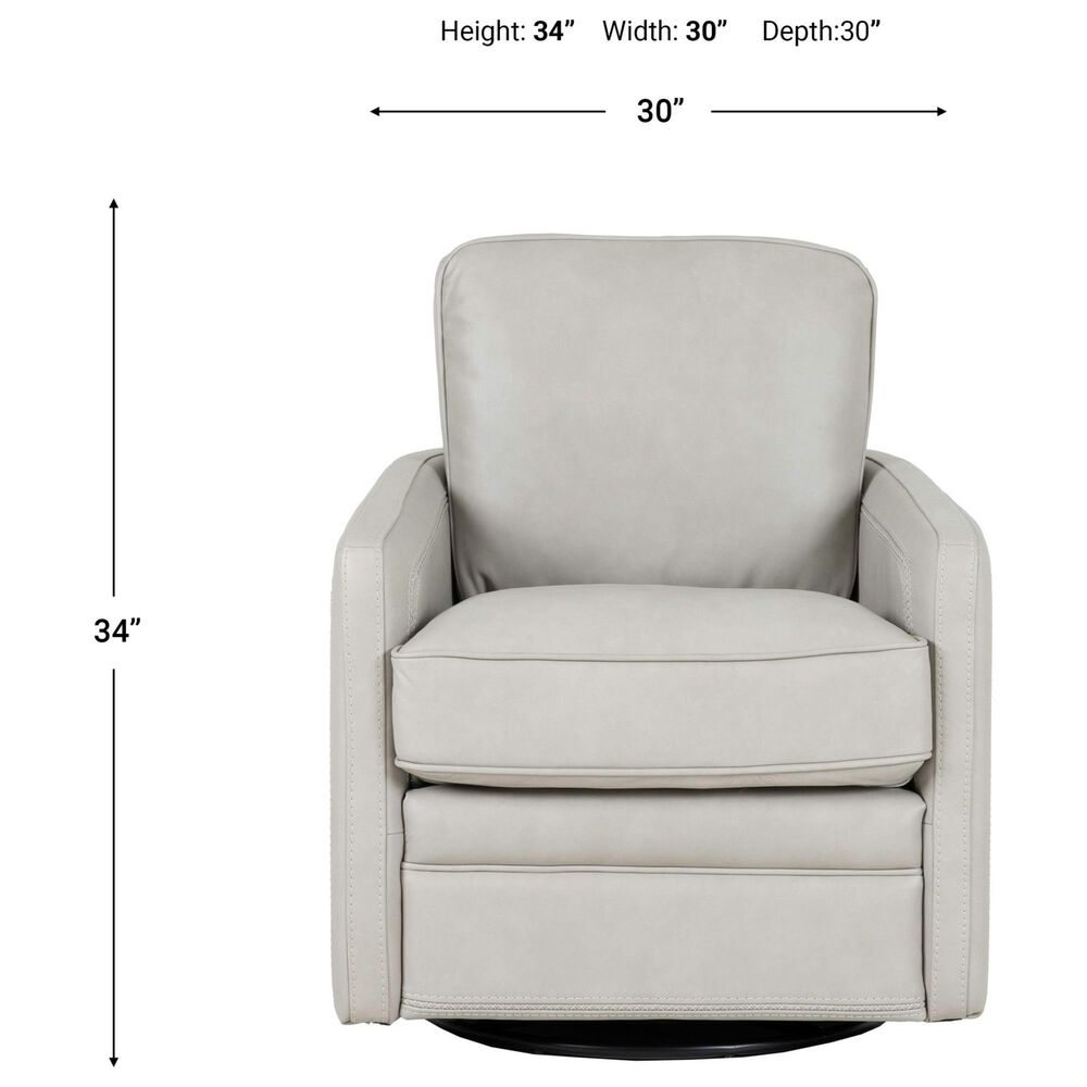 Italiano Furniture Turner Swivel Glider Chair in Stone, , large