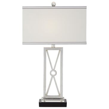 Pacific Coast Lighting Reflections Table Lamp in Silver Leaf, , large