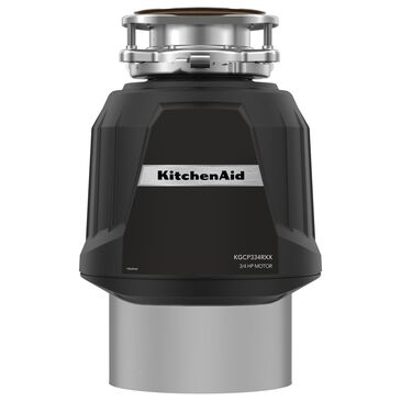 KitchenAid 3/4 HP Continuous Feed Garbage Disposal in Black, , large