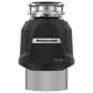 Whirlpool 3/4 HP Continuous Feed Garbage Disposal in Black, , large