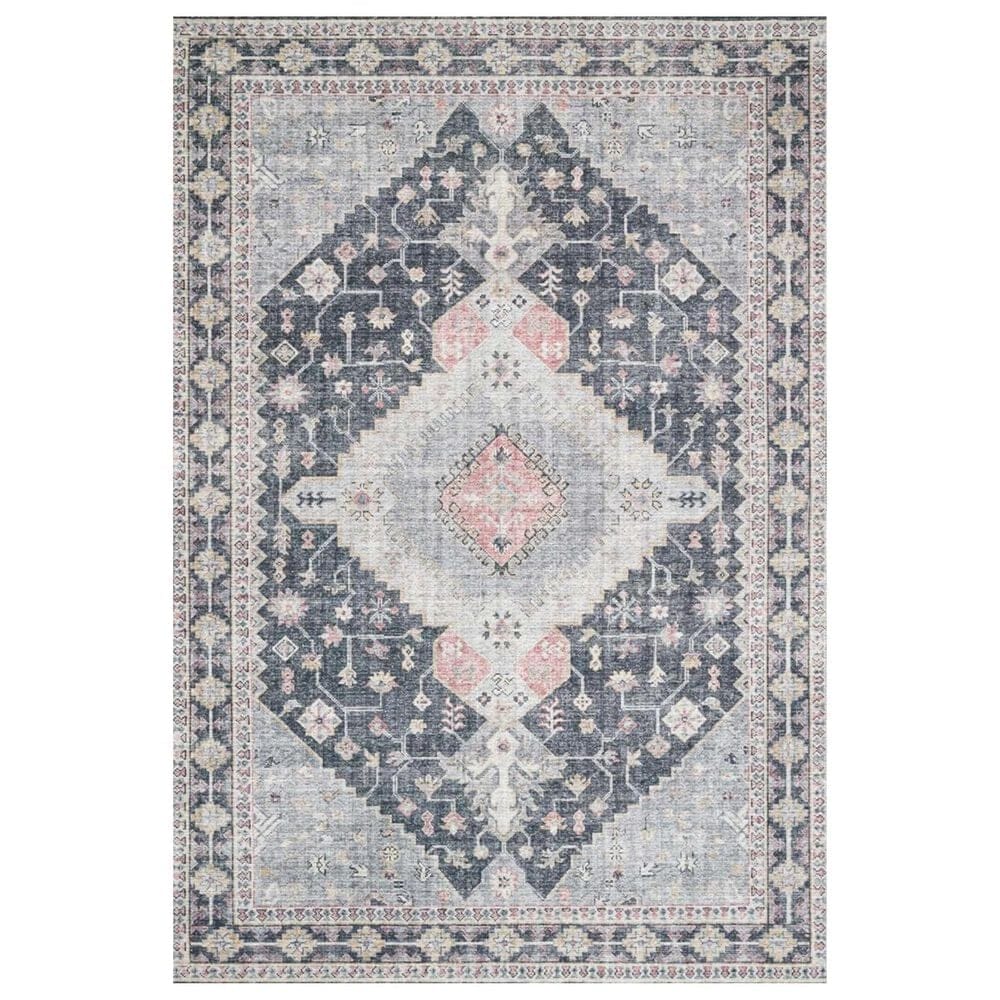Loloi II Skye SKY-02 7"6" x 9"6" Charcoal Area Rug, , large