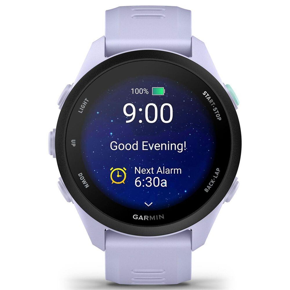 Garmin Forerunner 70 Smartwatch 42mm with Silicone Band in Cool Lavender, , large