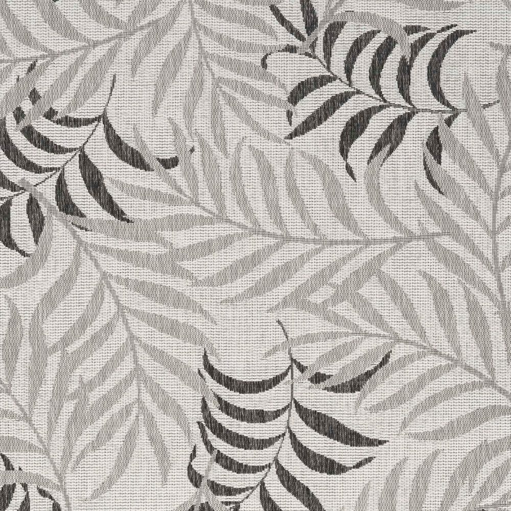 Nourison Garden Oasis Nature Grey 9&#39; x 12&#39; Indoor/Outdoor Area Rug, , large