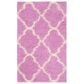 Safavieh Dallas Shag SGD257I-4 4" x 6" Pink/Ivory Area Rug, , large