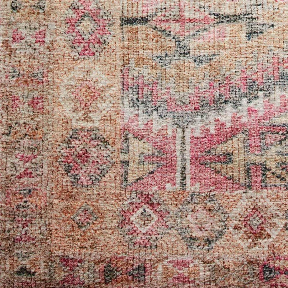 Loloi II Layla  3&#39;6&quot; x 5&#39;6&quot; Pink and Lagoon Area Rug, , large