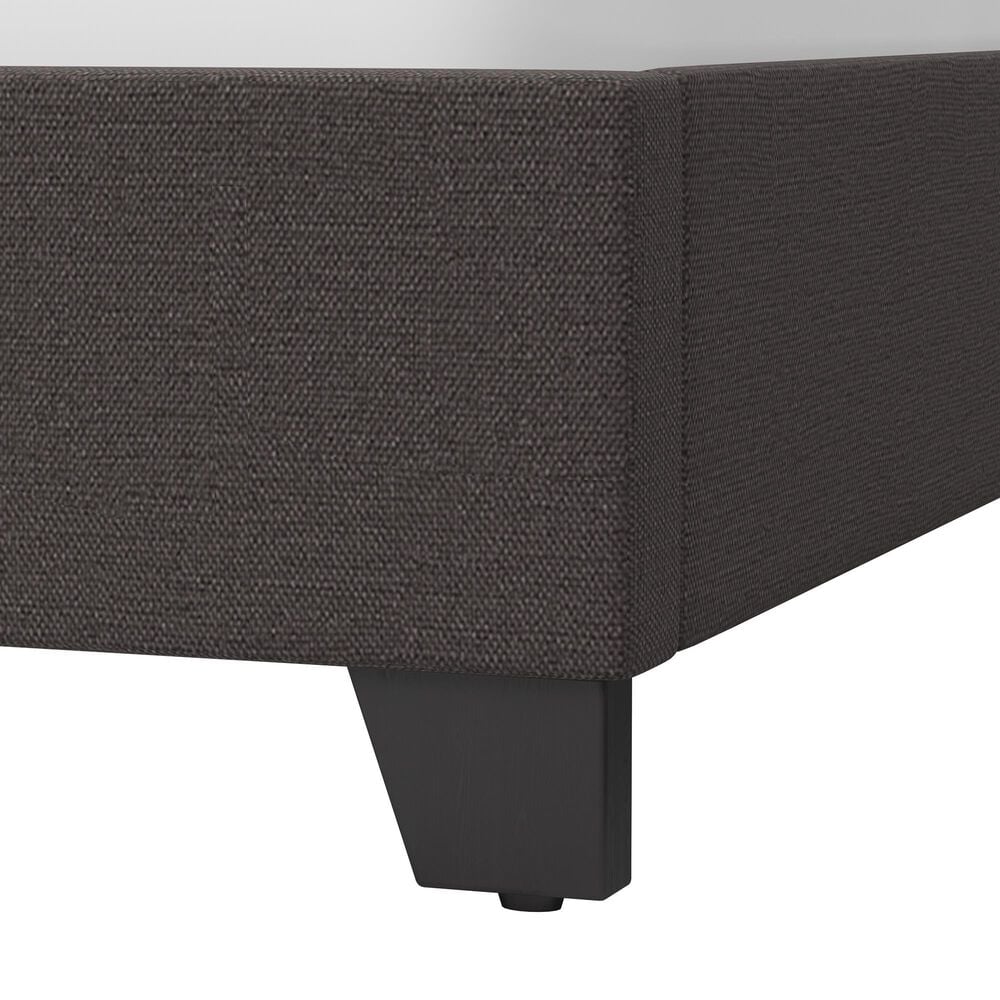 Richlands Furniture Willow Queen Upholstered Panel Bed in Charcoal, , large