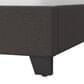 Richlands Furniture Willow Queen Upholstered Panel Bed in Charcoal, , large