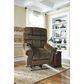 Signature Design by Ashley Ernestine Power Lift Recliner in Truffle, , large