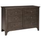 Eastern Shore Taylor 6 Drawer Dresser in River Rock, , large