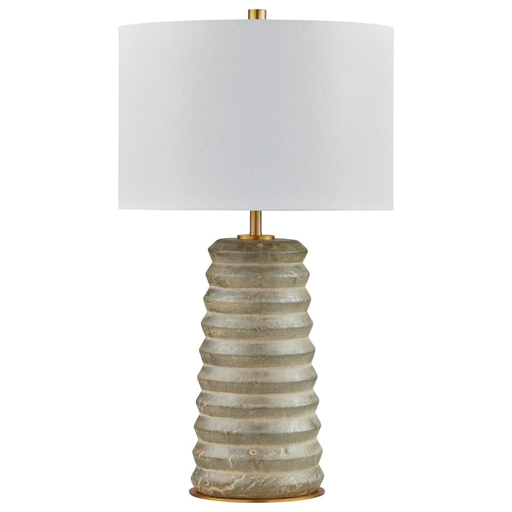Southern Lighting Josephine Table Lamp in Brown and Gray, , large