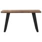 Uttermost Freddy Console Table in Weathered Oak and Black, , large