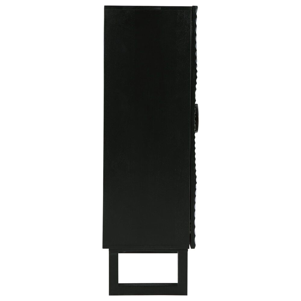 Ashley Fosterman Accent Cabinet in Distressed Black, , large