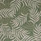 Nourison Garden Oasis GOA01 Green and Ivory 9" x 12" Indoor/Outdoor Area Rug, , large