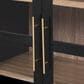 HOMLUX 71" Arched Kitchen Pantry Cabinet in Black, , large