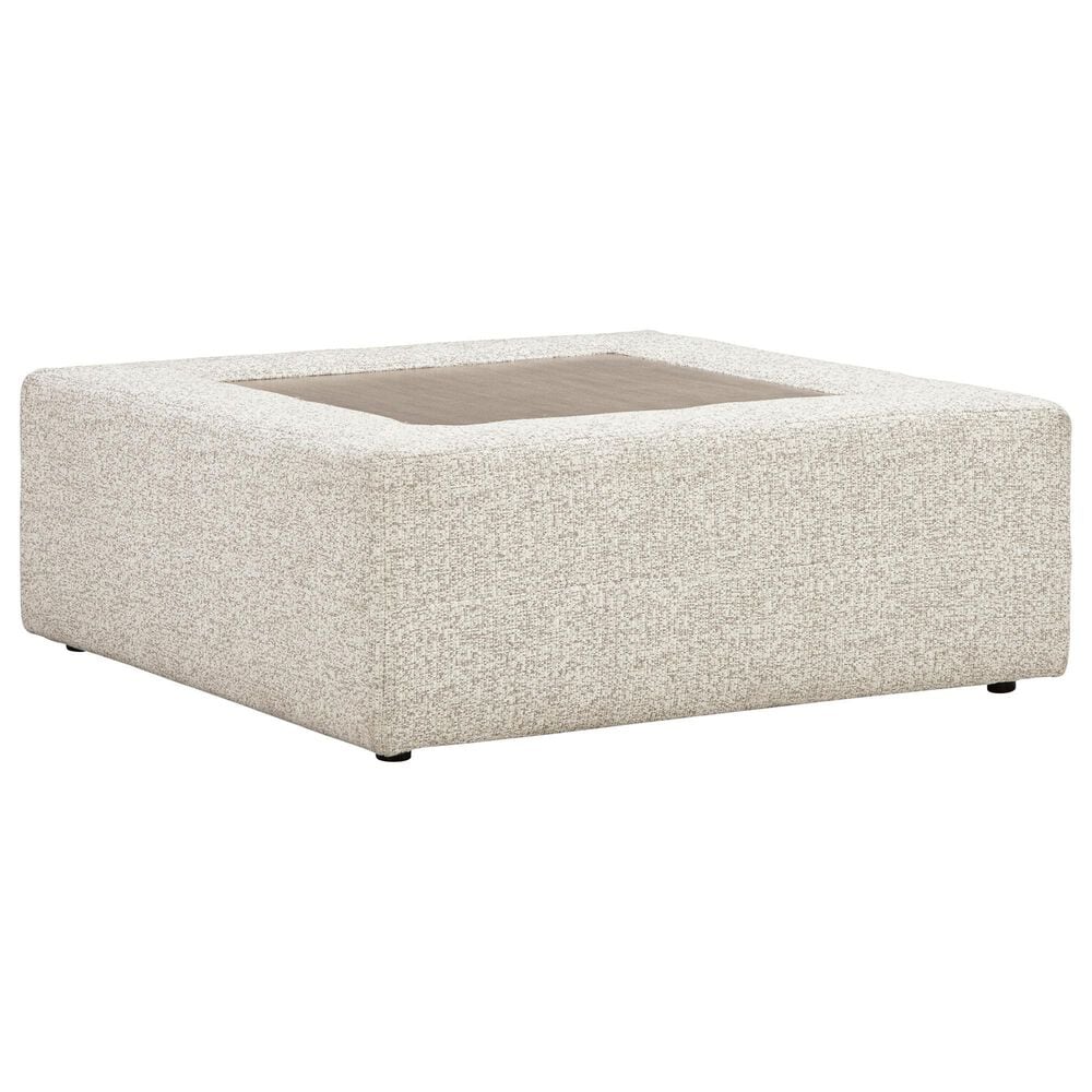 Ashley Ashbourne Estate Oversized Accent Ottoman in Snowstone, , large