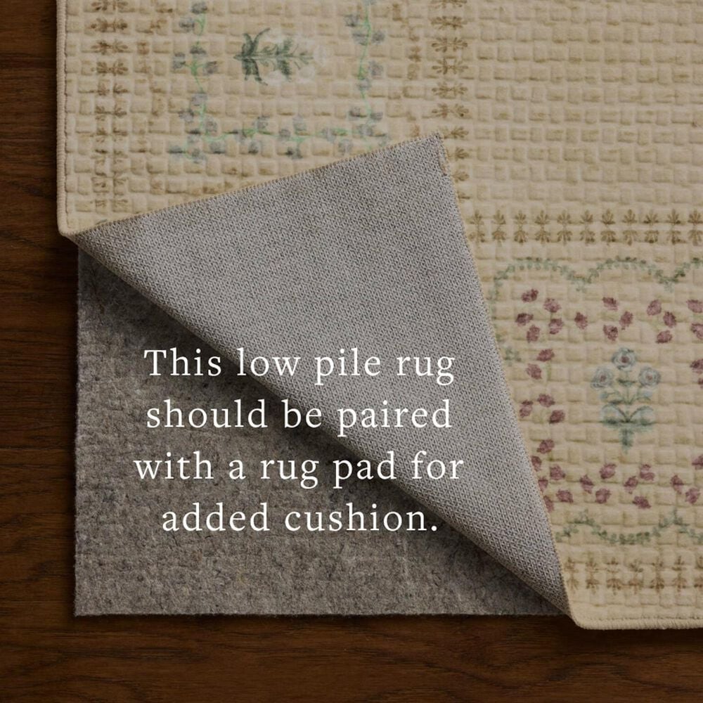 Rifle Paper Co. x Loloi Orchard Natural and Multicolor 7'6" x 9'6" Area Rug, , large