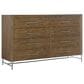 Hooker Furniture Chapman 8-Drawer Dresser in Warm Brown and Pewter, , large