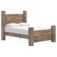 Ashley Rusticott Queen Poster Bed in Brown, , large