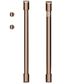 Cafe Handle and Knob Kit for Single Wall Oven in Brushed Copper, , large