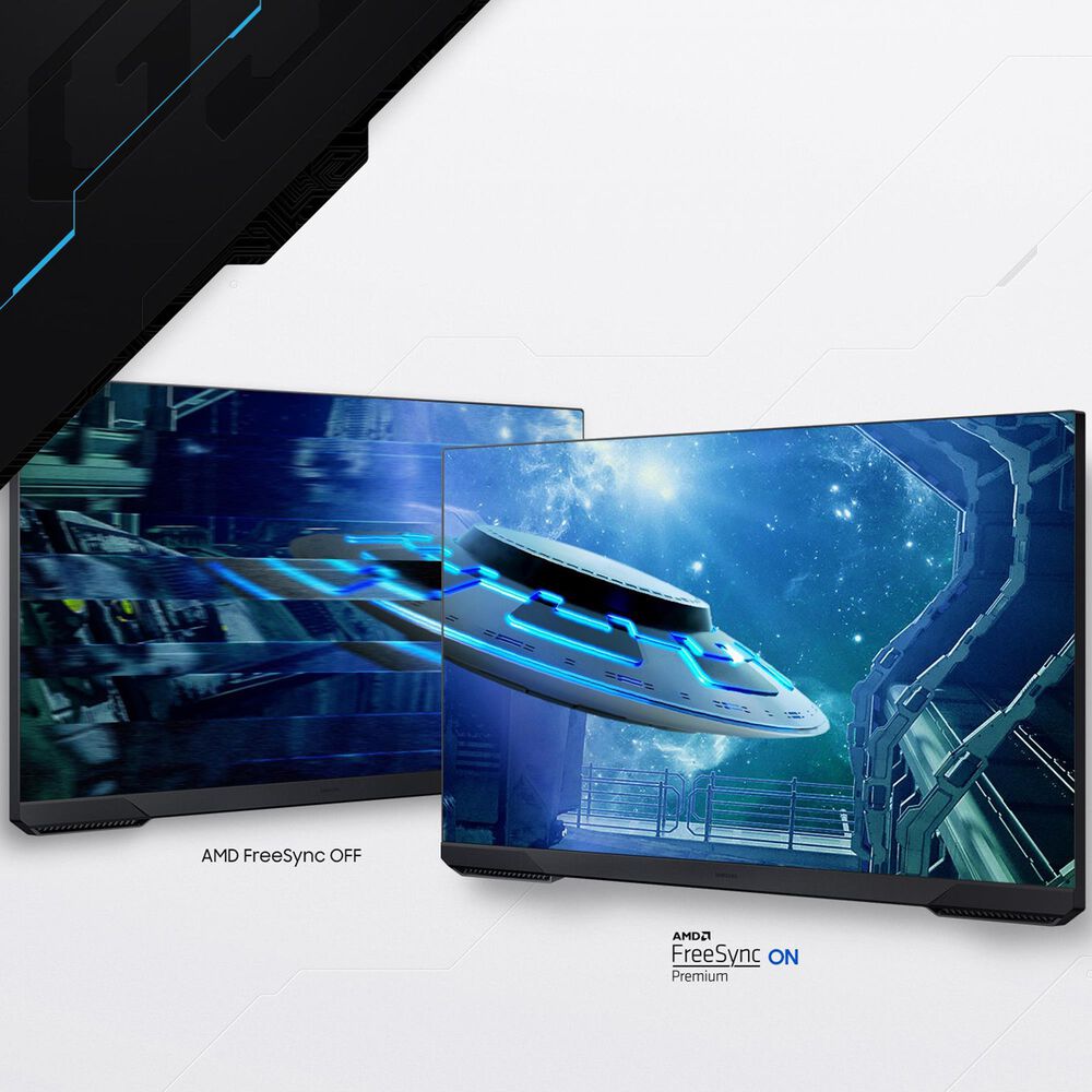 Samsung 27&quot; Odyssey AMD FreeSync Premium Gaming Monitor in Black, , large