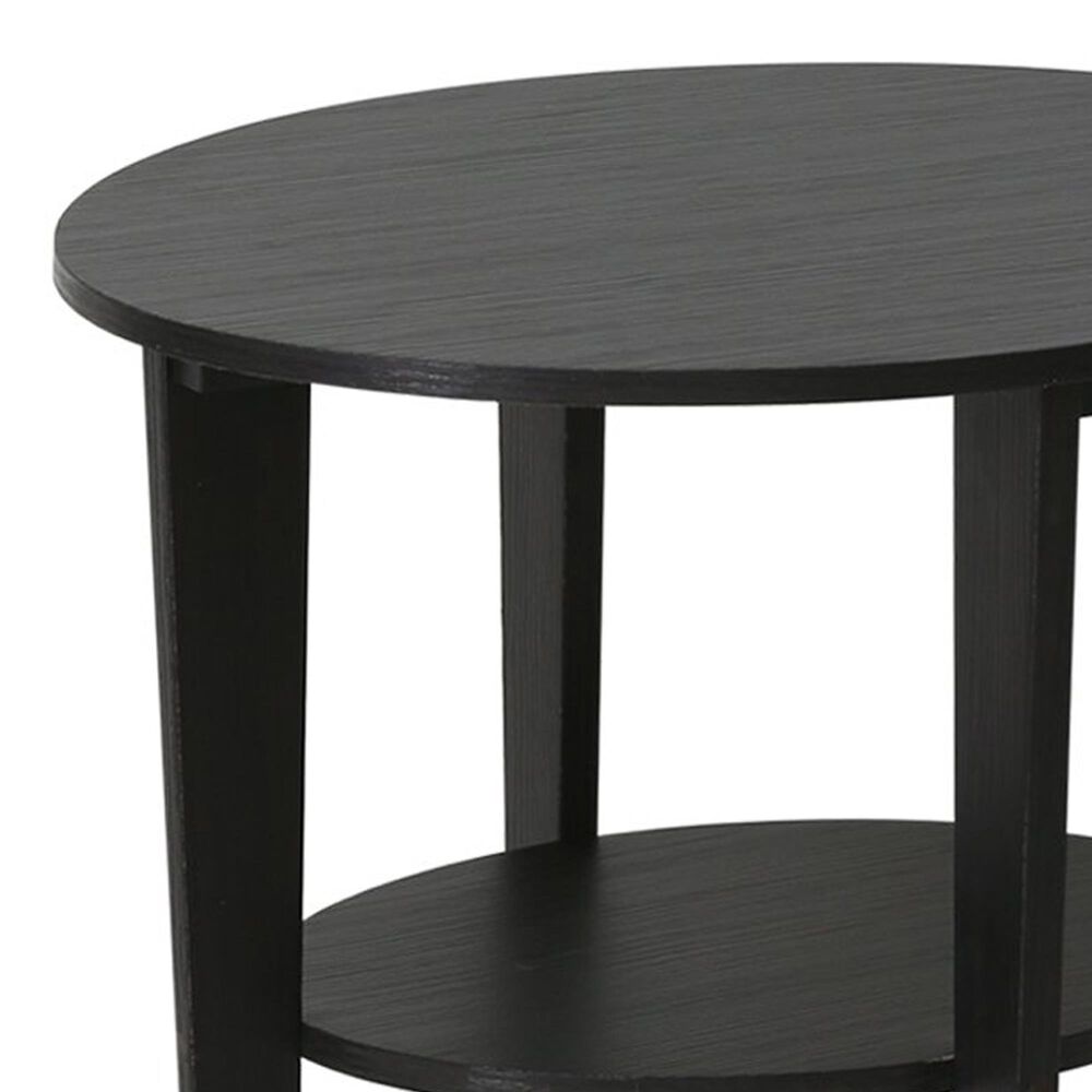 HOMLUX Jaya Oval End Table in Walnut (Set of 2), , large