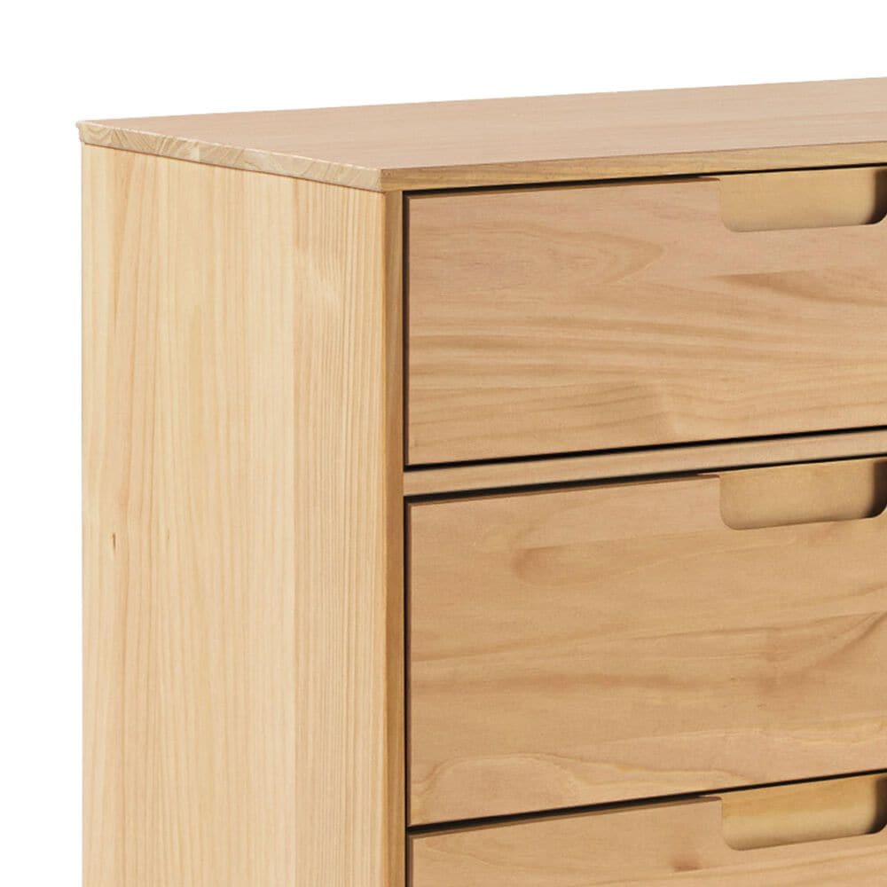 Walker Edison Sloane 6-Drawer Dresser in Natural Pine, , large