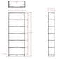 Legends Home Vineyard 86" Bookcase in Sage and Fruitwood, , large