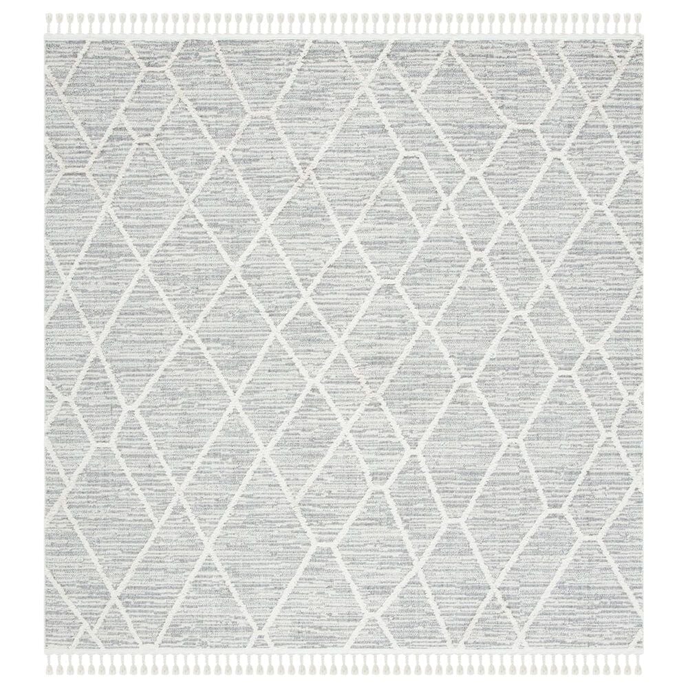 Safavieh Marrakesh MRK514 6"7" Square Ivory and Grey Area Rug, , large
