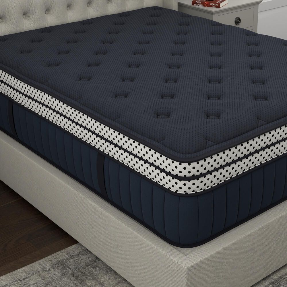 Hearth and Haven WinkBeds Blue Luxury Firm Double Box Top Twin Mattress, , large