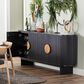 Crestview Collection Paloma 82" Console in Black, , large