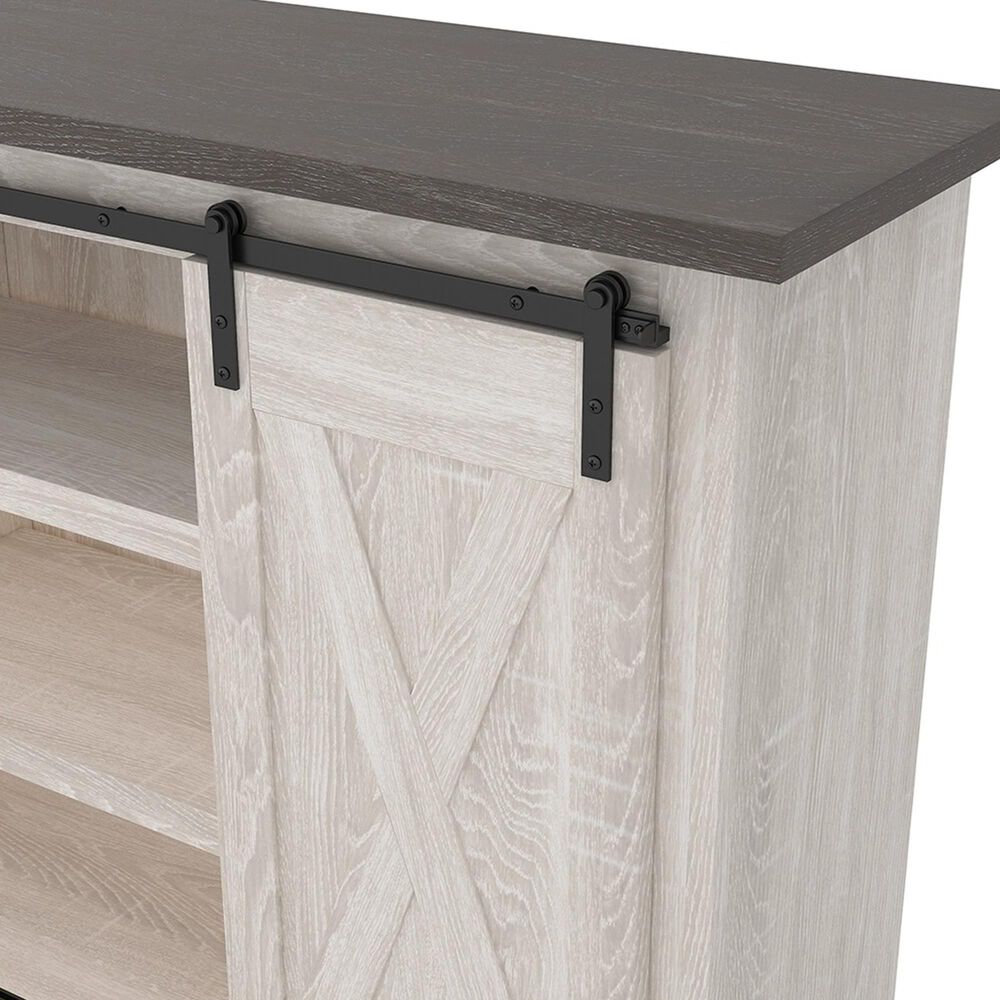 Ashley Dorrinson 54&quot; TV Stand in Antique White and Gray, , large