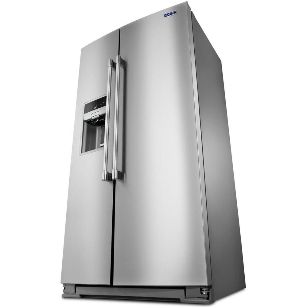 Maytag 21 Cu. Ft. Counter Depth SidebySide Refrigerator in Stainless