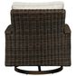 Ashley Paradise Trail Swivel Lounge Chair in Medium Brown (Set of 2), , large